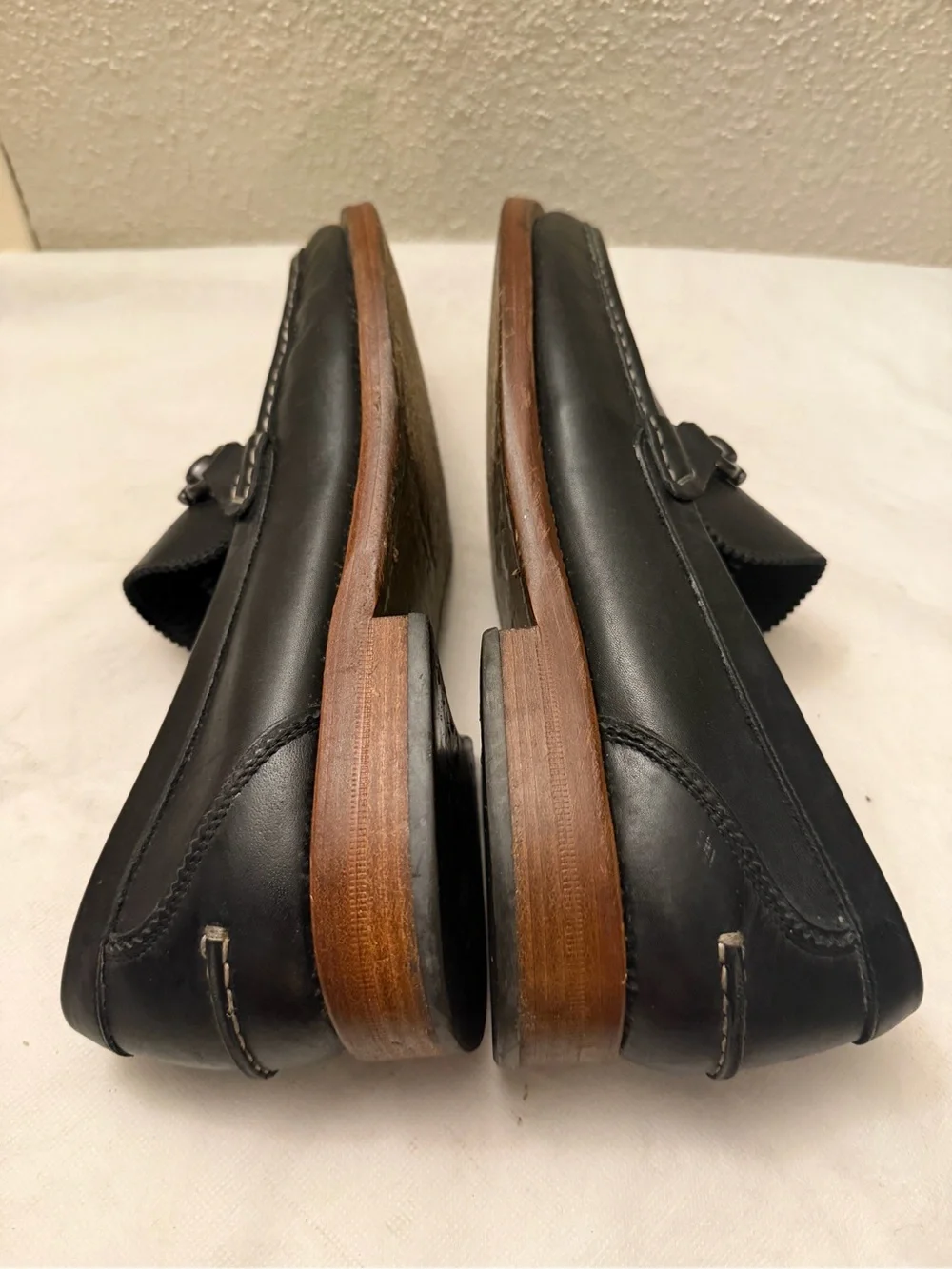 Salvatore Ferraro men black  Oxfords shoes, pre-owned, SZ 11